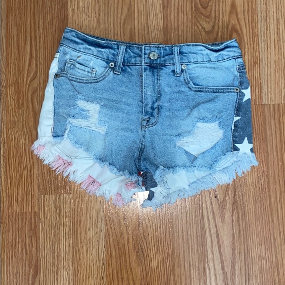 Light blue shorts